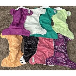 Bum‎ Genius Pocket Diapers Lot Of 8